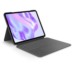 QWERTZ Klávesnica Logitech Nemecká Bezdrôtové Podsvietená klávesnica Combo Touch