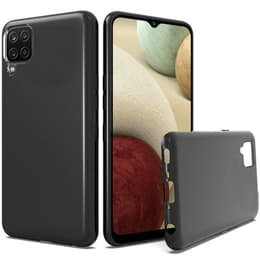 Obal Galaxy A12 - Plast - Čierna