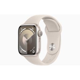 Apple Watch Series 9 (2023) GPS 41 mm - Hliníková Starlight - Sport band Starlight