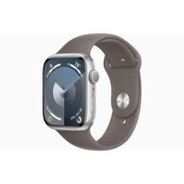 Apple Watch Series 9 (2023) GPS 45 mm - Hliníková Strieborná - Sport band Sivá