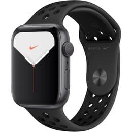 Apple Watch Series 5 (2019) GPS + mobilná sieť 44 mm - Hliníková Vesmírna šedá - Nike Sport band Čierna