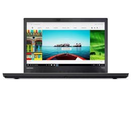 Lenovo ThinkPad T470 14" (2017) - Core i5-6200U - 8GB - SSD 240 GB + HDD 500 GB AZERTY - Francúzska