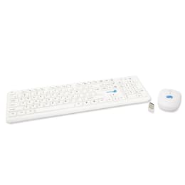 QWERTY Klávesnica Simpletek Nordický Bezdrôtové M&K NORDICA SWE NO DK FI Kit Mouse and Keyboard