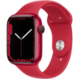 Apple Watch Series 7 (2021) GPS 45 mm - Hliníková Červená - Sport band Červená