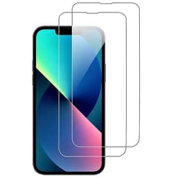 Ochranný displej iPhone 14 Tvrdené sklo - Tvrdené sklo - Priehľadná