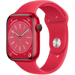 Apple Watch Series 9 (2023) GPS 45 mm - Hliníková Červená - Sport band Červená