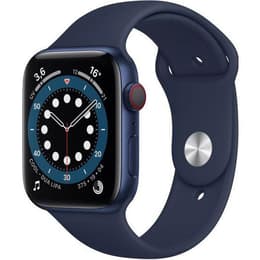 Apple Watch Series 6 (2020) GPS + mobilná sieť 44 mm - Hliníková Modrá - Sport band Modrá