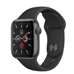 Apple Watch Series 5 (2019) GPS + mobilná sieť 40 mm - Hliníková Vesmírna šedá - Sport band Čierna