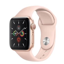 Apple Watch Series 5 (2019) GPS 44 mm - Hliníková Zlatá - Sport band Ružová